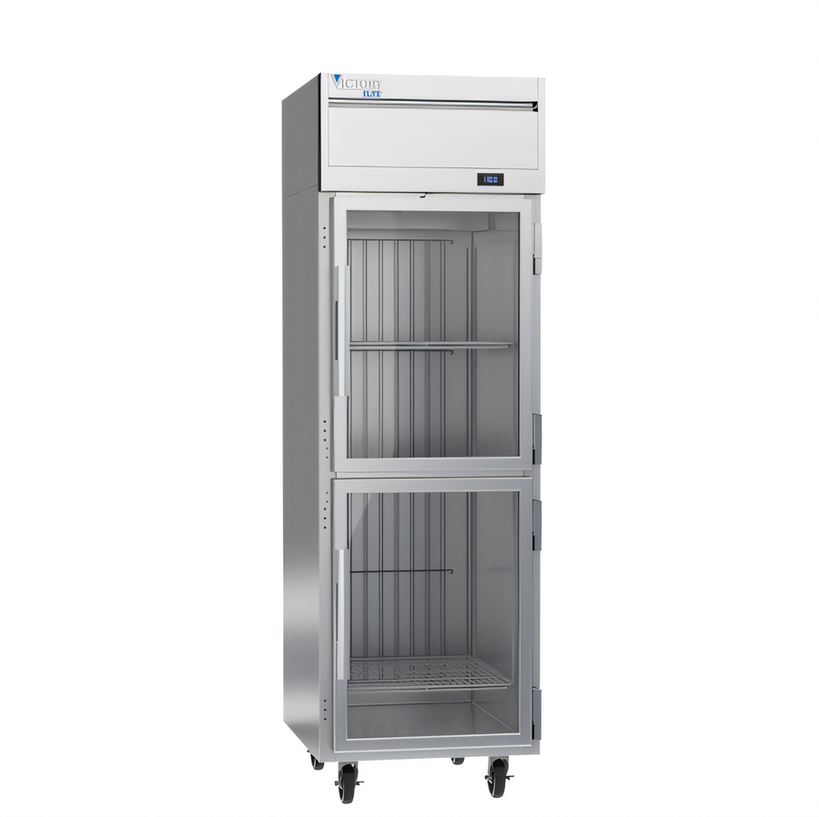 Product image #1 for Victory Elite™ VEFSA-1D-HG-HC One-Section Reach-In Half-Height Glass Door Freezer