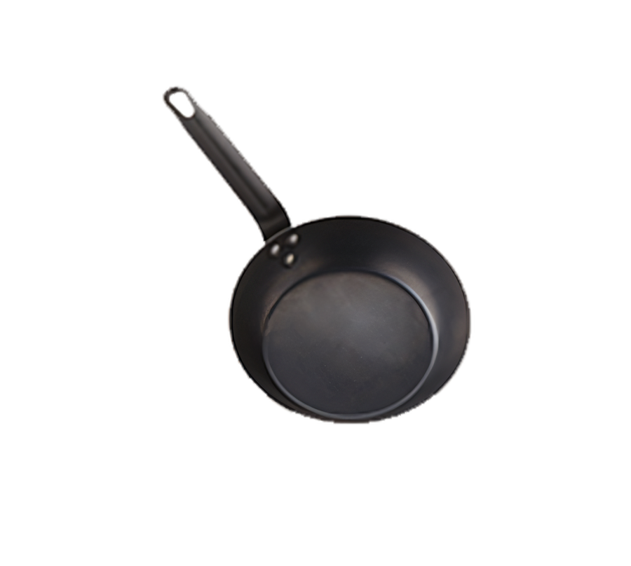 Product image #1 for American Metalcraft 10-Inch Black Steel Induction-Ready Fry Pan