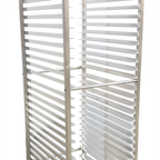 Thumbnail image #1 for Advance Tabco Special Value Series Full-Height Front-Load Mobile Aluminum Pan Rack, 18 Full-Size Pan Capacity
