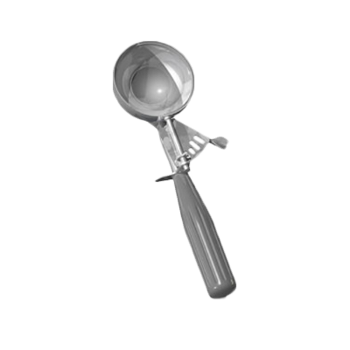 Product image #1 for Gray #8 Thumb Press Disher, 4 - 5 oz, 18/8 Stainless Steel