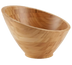 Thumbnail image #1 for American Metalcraft 80 oz. Round Angled Bamboo Bowl, 11-1/2 Inch Dia. x 7-1/4 Inch H