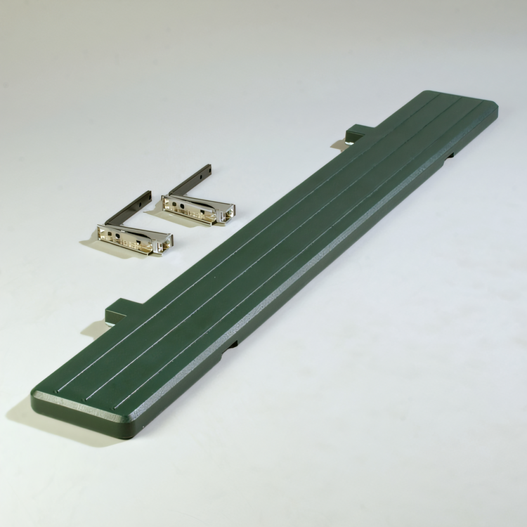 Product image #2 for Maximizer 6-Foot Food Bar Tray Slide, Solid Drop-Down Bracket, Forest Green