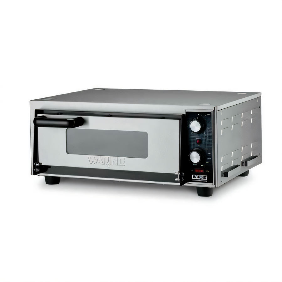 Product image #1 for Waring Commercial Medium-Duty Single-Deck Countertop Pizza Oven with 14-Inch Ceramic Deck