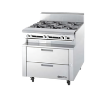 Garland Polar Cuisine 66-Inch Two-Section Remote Freezer Base with Four 27-Inch Drawers