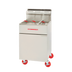Thumbnail image #1 for American Range AF-50/25 Dual Tank Floor Model Gas Tube Fryer with 50 lb and 25 lb Tanks