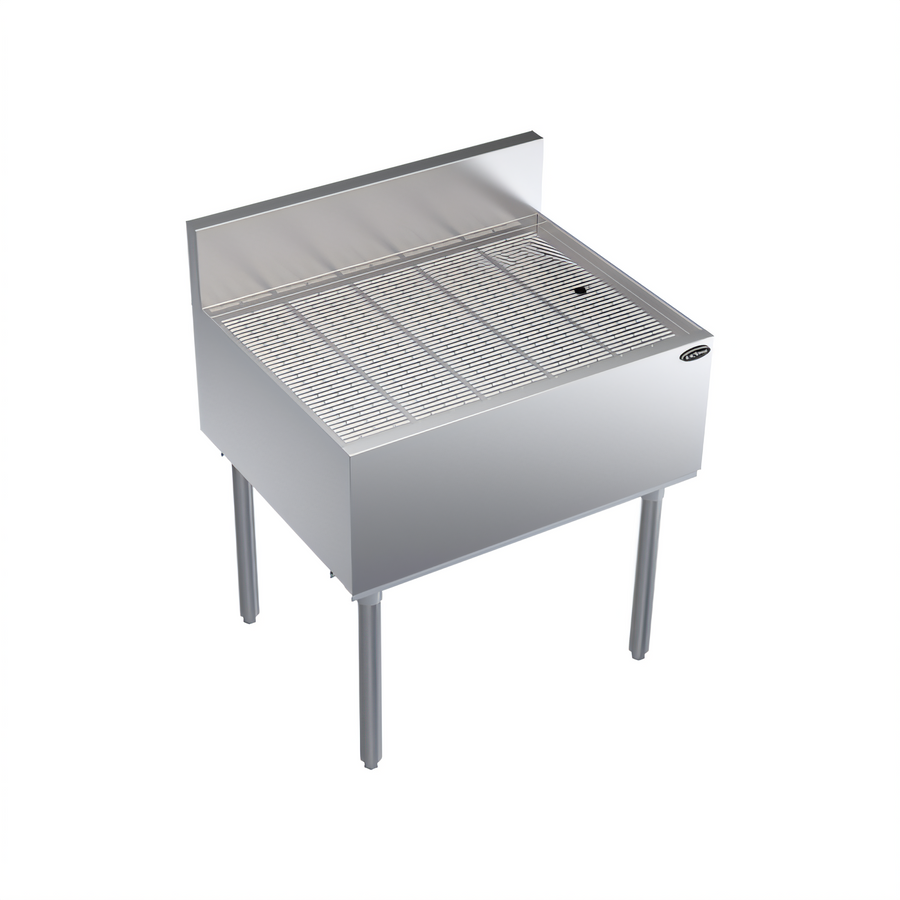 Product image #1 for Krowne Royal Series 30-Inch Freestanding Stainless Steel Underbar Drainboard