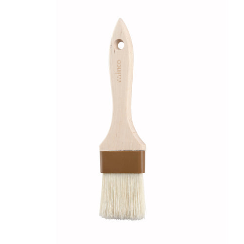 Product image #1 for Winco 2-Inch Flat Boar Bristle Pastry/Basting Brush with Wooden Handle