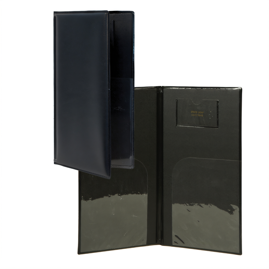 Product image #1 for American Metalcraft Black Double-Panel Bill Presenter with 'Thank You' Cover