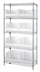 Thumbnail image #1 for Quantum 42-Inch Wide Bin Wire Shelving System with 5 Shelves and 8 Clear Bins
