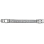 Thumbnail image #1 for Dormont Manufacturing W37B36 Water Connector Hose, 3/8" Diameter x 36", Stainless Steel Braided, Brass Fittings
