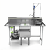 Thumbnail image #1 for Power Soak Power Prep Unlimited 66-Inch 2-Bay Produce Washing Table, Right-to-Left, 208V/3-Phase