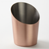 Thumbnail image #1 for American Metalcraft 12 oz Round Angled Copper French Fry Cup