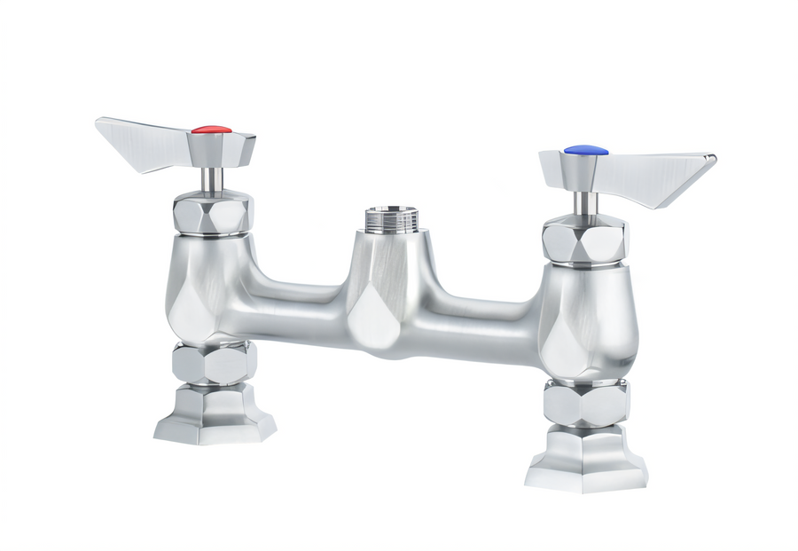 Product image #1 for Krowne Diamond Series 8-Inch Center Raised Deck Mount Faucet Body, Less Spout