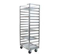 Panco Mobile Front-Load Aluminum Oven Rack for 10 Full-Size Sheet Pans, 6-Inch Centers