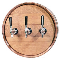 Micro Matic 16-Inch Solid Oak Barrel Head Dispenser