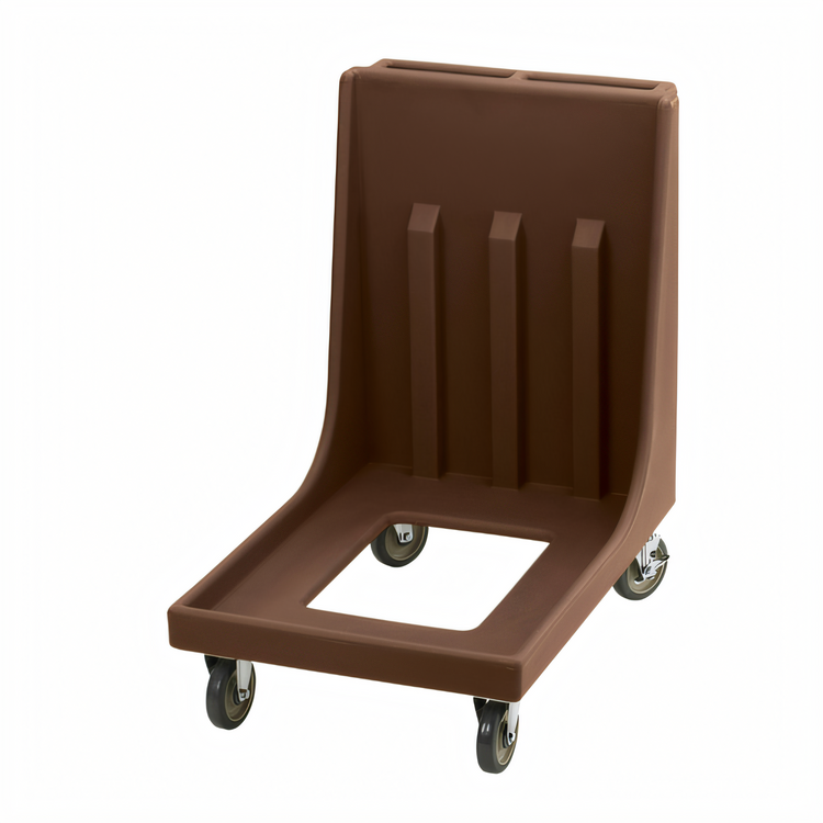 Product image #2 for Cambro Camdolly Open-Frame Transport Dolly with Handle, Dark Brown, 350 lb Capacity
