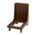 Thumbnail image #2 for Cambro Camdolly Open-Frame Transport Dolly with Handle, Dark Brown, 350 lb Capacity