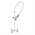 Thumbnail image #1 for T&S Brass EasyInstall 8-Inch Center Deck Mount Pre-Rinse Unit with Spring Action Gooseneck, 24-Inch Riser, 44-Inch Hose and 1.15 GPM Spray Valve