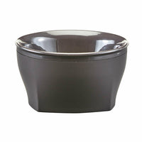 Cambro Harbor Collection Large 9 oz Polypropylene Bowl, Smoked Metal