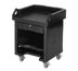 Thumbnail image #2 for Cambro Versa Cash Register Cart with Lockable Drawer, Adjustable Shelf, No Tray Rails, Heavy-Duty Casters, Navy Blue