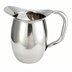 Thumbnail image #1 for Winco 2-Quart Heavy-Weight Bell Pitcher with Ice Guard, Stainless Steel, Mirror Finish