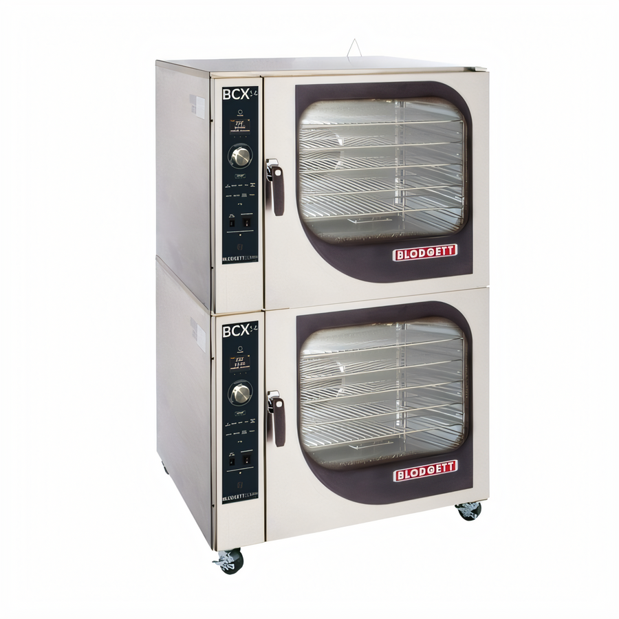 Product image #1 for Blodgett BCX-14E DBL Double-Stack Electric Boiler-Based Combi Oven/Steamer with 14 Hotel Pan Capacity per Section
