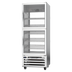 Thumbnail image #1 for Beverage-Air RID18HC-HG Pass-Thru Reach-In Refrigerator, 18.38 Cu. Ft., 4 Half-Glass Hinged Doors, Bottom-Mount Self-Contained