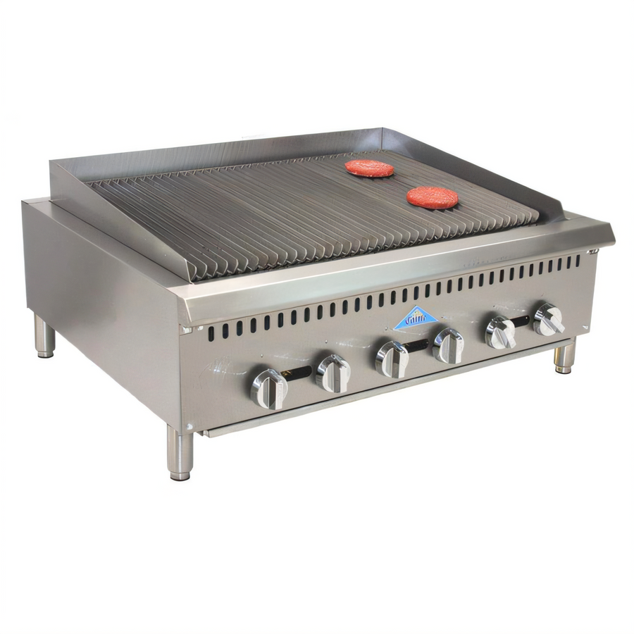Product image #1 for Comstock-Castle CCHRB36 Radiant Style Countertop Gas Charbroiler, 36-Inch Wide Grill Area