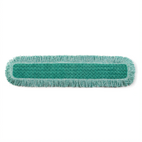 Hygen 36-Inch Microfiber Dust Mop Pad with Fringe, Green, Head Only
