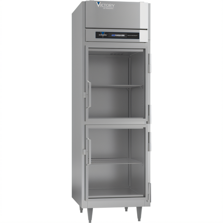 Product image #1 for Victory UltraSpec 1-Section Glass Half-Door Reach-In Freezer, 21.01 Cu. Ft., Self-Contained