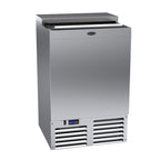 Thumbnail image #1 for Krowne BC24-SS 24-Inch Stainless Steel Flat-Top Bottle Cooler with Sliding Lid, 6-Case Capacity