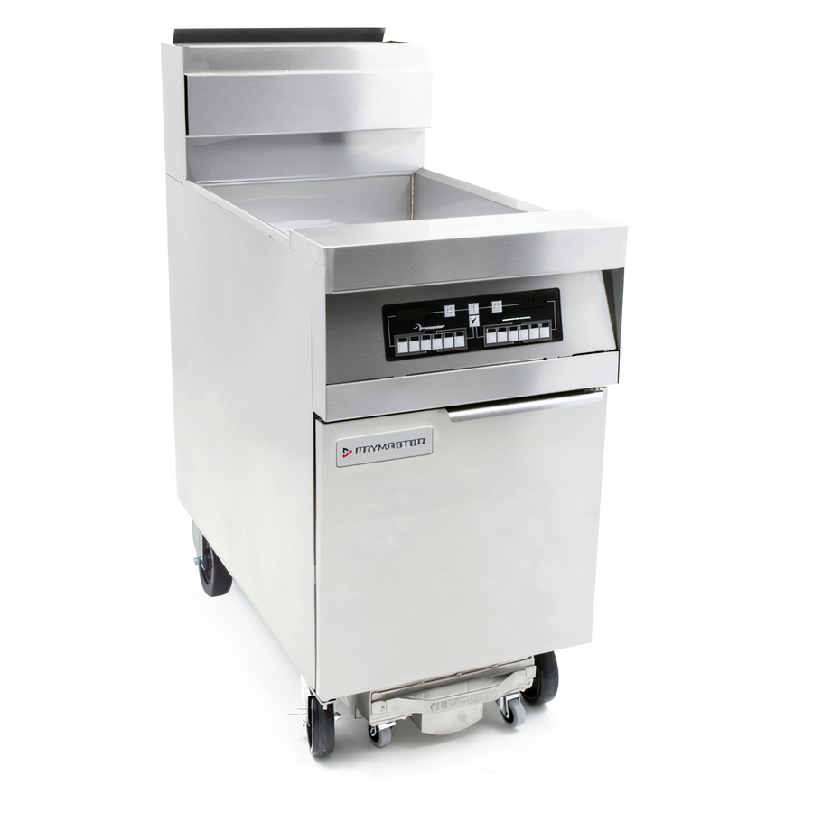 Product image #1 for Frymaster Decathlon HD Series High Efficiency Tube-Type Gas Floor Fryer with Built-In Filtration, 80 lb. Capacity