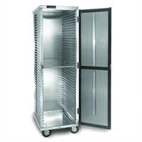 Cres Cor Mobile 22-Pan Non-Insulated Aluminum Transport Storage Cabinet for 18 x 26 Pans