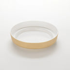 Thumbnail image #1 for American Metalcraft MSEA10G Round Gold Melamine Seafood Serving Tray, 10-Inch Case of 12