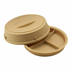 Thumbnail image #2 for Cambro Heat Keeper Camwear 9-1/2-Inch 3-Compartment Polycarbonate Base & Cover