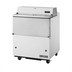 Thumbnail image #1 for True 34-Inch Mobile School Milk Cooler, 8-Crate Forced-Air, White Exterior with Stainless Steel Interior