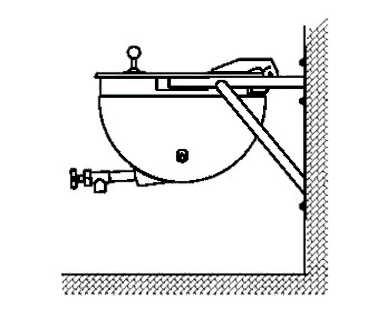 Product image #1 for Legion LSWT-40 40-Gallon Stationary Full-Jacketed Wall-Mounted Direct Steam Kettle
