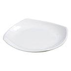Thumbnail image #1 for CFS Brands 4330602 9.5-Inch Square White Melamine Dinner Plate with Rolled Edge Case of 48