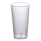 Thumbnail image #1 for Omcan USA 80332 Clear Textured Plastic Tumbler, 8 oz Case of 12