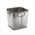Thumbnail image #1 for American Metalcraft Square Stainless Steel Hammered Cooling Tub, 6.25 Qt, 8 x 8 x 7-1/4 Inch