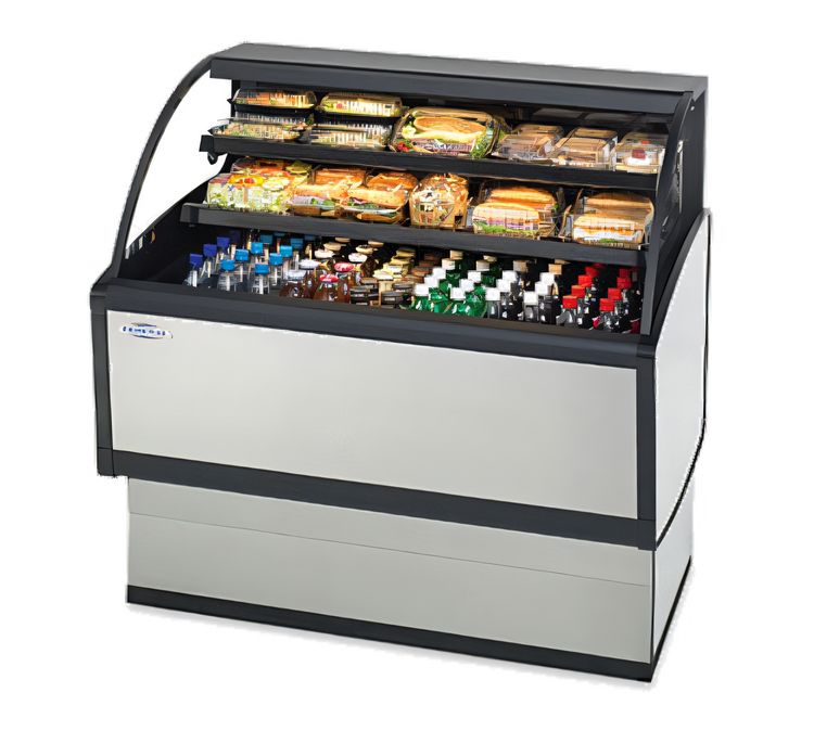 Product image #1 for Federal Industries Low Profile Self-Serve Refrigerated Merchandiser, 60-Inch Self-Contained Countertop Display Case