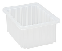 Quantum Clear Dividable Grid Food Box, 11-7/8 x 8-1/4 x 5 Inch