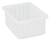 Thumbnail image #1 for Quantum Clear Dividable Grid Food Box, 11-7/8 x 8-1/4 x 5 Inch