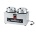 Thumbnail image #1 for Vollrath Cayenne Twin Well Countertop Rethermalizer Package with 2 Included 4-1/8 Qt Insets and Hinged Covers