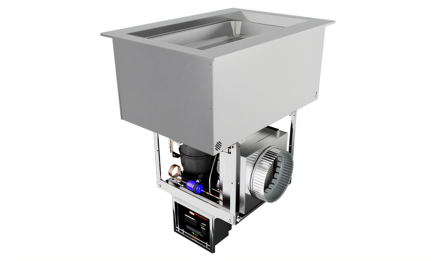 Product image #1 for Hatco CWBP-1 Top-Mount Drop-In Refrigerated Cold Well, 1 Full-Size Pan, Self-Contained R-290