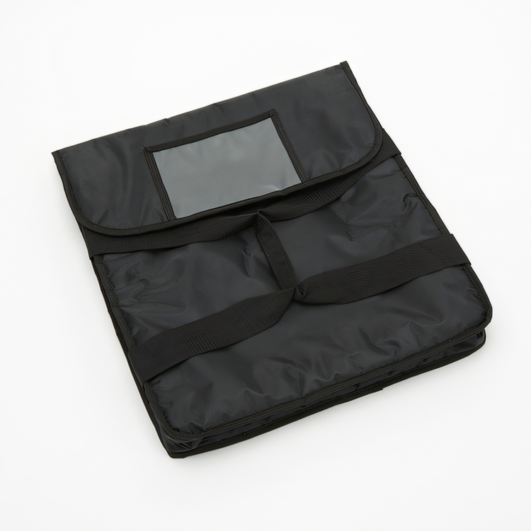 Product image #1 for Deluxe Insulated Pizza Delivery Bag for 2 16-Inch Boxes, 18 x 18 x 5 Inch, Black