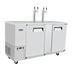 Thumbnail image #1 for Atosa MKC68GR 68-Inch Direct Draw Keg Cooler with 3 Half-Barrel Capacity and 2 Dual Faucet Towers