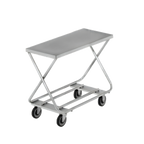 Thumbnail image #1 for Channel Manufacturing STKG300 Stocking/Marking Truck, Handleless, Galvanized Steel, Polished Deck, 5-Inch Swivel Casters