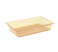 Vollrath Super Pan® 1/1 GN 4-Inch Deep Amber High-Temp Resin Food Pan