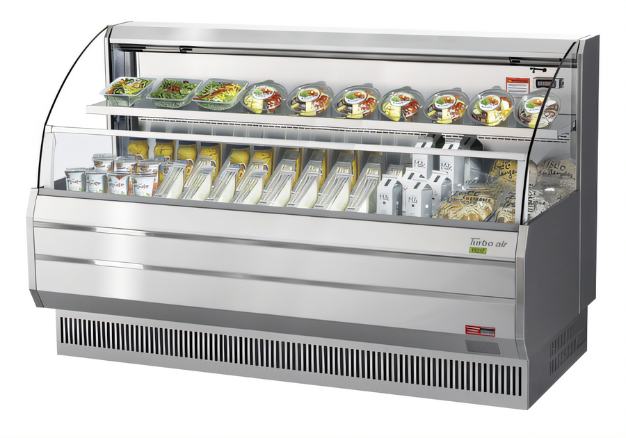 Product image #1 for Turbo Air Low-Profile Horizontal Open Display Merchandiser, 14.8 Cu. Ft., 75-3/4 Inch Wide